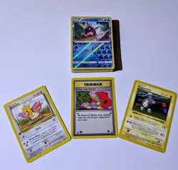 Pokemon TCG: Vintage 45 Card Lot (Damaged) - Includes 1st Edition & Shadowless - Image 1