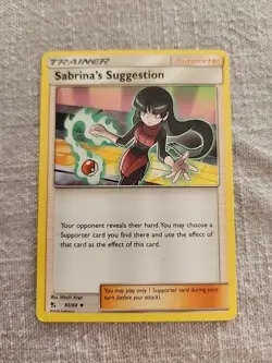 Sabrina's Suggestion 65/68 (NM, Pokemon Card, Hidden Fates, 2019, Uncommon) - Image 1