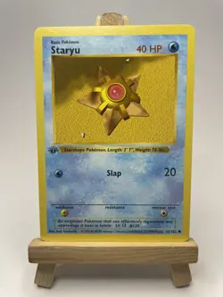 STARYU Pokemon Card - WOTC - 1st Edition - Base Set - Shadowless - 65/102 - NM - Image 1