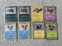 Pokemon TCG Paldean Shining Fates Lot of 8 Cards Baby Shiny Holo Near Mint (NM) - Image 1