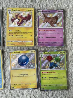 Pokemon TCG Paldean Shining Fates Lot of 8 Cards Baby Shiny Holo Near Mint (NM) - Image 3