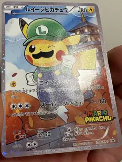 Poncho Pikachus And Mario Luigi Pikachu Set Of 10 Cards XY Box Promos - Image 5