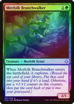 Merfolk Branchwalker FOIL Ixalan NM Green Uncommon MAGIC MTG CARD ABUGames - Image 1