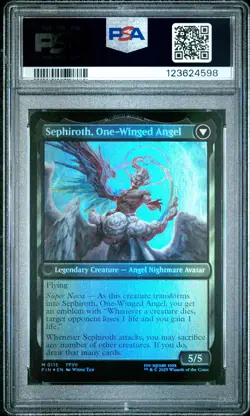 4598 Sephiroth Fabled One-Winged Angel 2025 MTG Final Fantasy #0115 Foil PSA 10 - Image 2