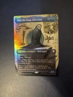 MTG Wan Shi Tong, Librarian Avatar: The Last Airbender Borderless Foil 0320 - Image 1