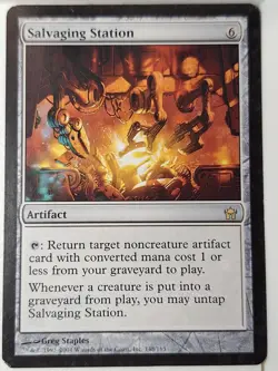Salvaging Station - Fifth Dawn - Magic the Gathering MTG Nice! - Image 1