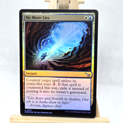 No More Lies NM Foil Murders at Karlov Manor Single MtG Uncommon - Image 1