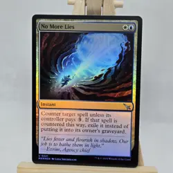 No More Lies NM Foil Murders at Karlov Manor Single MtG Uncommon - Image 3