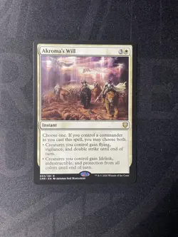 Akroma's Will Commander Legends Regular MTG #003/361 - Image 1
