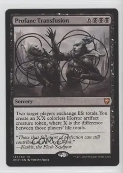 Profane Transfusion Magic: Commander Legends CMR #145 - Image 1