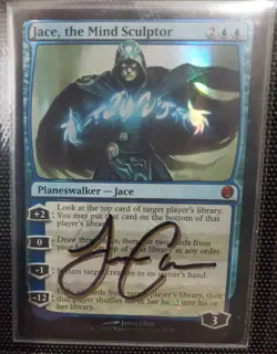 MTG Jace, the Mind Sculptor From the Vault: Twenty Foil SHADOW SIGNED BY ARTIST - Image 1