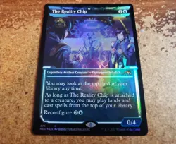 The Reality Chip - FOIL - Showcase Kamigawa: Neon Dynasty - Near Mint pack fresh - Image 1