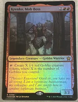 Custom Krenko Mob Boss Commander Deck! Ready To Play And Unused - Image 1