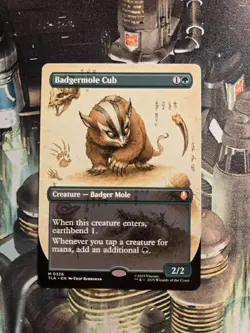 Badgermole Cub (Borderless) MTG Avatar: The Last Airbender (ATLA) #326 Full Art - Image 1