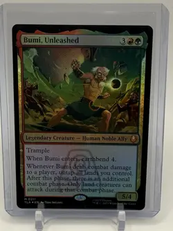 Bumi, Unleashed- Avatar: The Last Airbender- (Foil)(NM) - Image 1