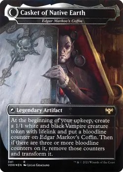 Edgar, Charmed Groom // Edgar Markov's Coffin - Innistrad: Crimson Vow | MTG Car - Image 2