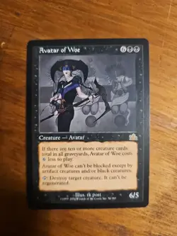 Magic The Gathering Prophecy Avatar of Woe #56/143 MTG TCG CCG - Image 2