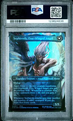 4836 Sephiroth Fabled One-Winged Angel 2025 MTG Final Fantasy #0317 Foil PSA 10 - Image 2