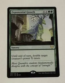 MTG Exponential Growth - Strixhaven: School of Mages NM - Image 1