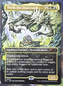 1x Yarok, The Desecrated MTG Encyclopedia Of Magic Secret Lair NM - Image 1