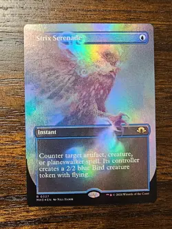 Strix Serenade Borderless Foil NM - Modern Horizons 3 - Image 1