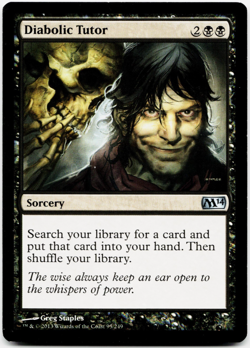 Diabolic Tutor [Magic 2014] MTG Magic ?? - Image 3