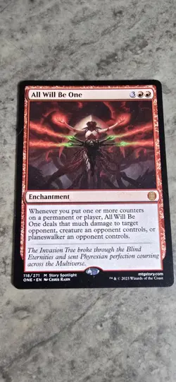 All Will Be One Phyrexia: All Will Be One Regular Enchantment Mythic MTG NM - Image 1