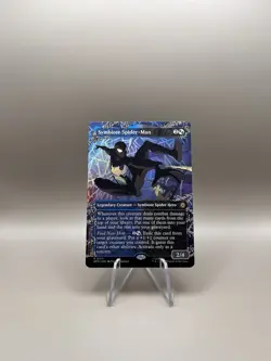 Symbiote Spider-Man (Borderless) Foil #217 MTG: Marvel's Spider-Man - Image 1