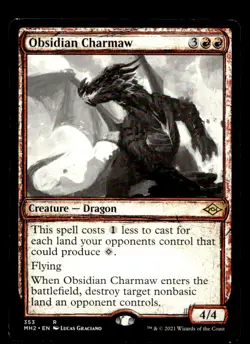 Obsidian Charmaw (Showcase) 353 R Modern Horizons 2 - Image 1