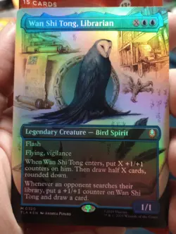 MTG Wan Shi Tong, Librarian Avatar: The Last Airbender Borderless Foil 0320 - Image 1