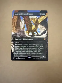 MTG Ancient Brass Dragon Commander Legends: Battle for Baldurs Gate NM Condition - Image 1