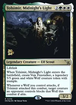 Tolsimir, Midnight's Light - Foil Prerelease Promo MKM NM MTG - Image 1