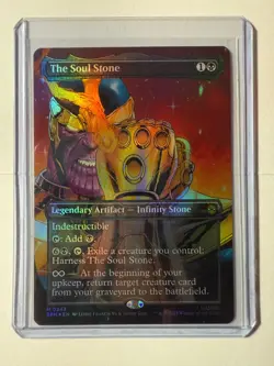 The Soul Stone (Borderless) Marvel's Spider-Man Foil Near Mint 0243 HOT SALE! - Image 1