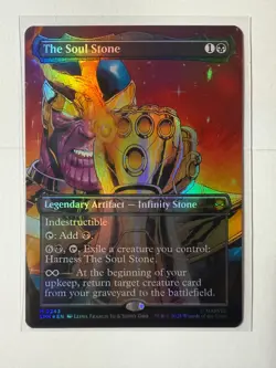 The Soul Stone (Borderless) Marvel's Spider-Man Foil Near Mint 0243 HOT SALE! - Image 3