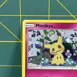 Mimikyu Promo SM163 Team Up Blister Pokemon Card Sun & Moon Holo LP - Image 4