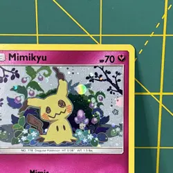 Mimikyu Promo SM163 Team Up Blister Pokemon Card Sun & Moon Holo LP - Image 5