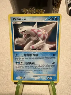 Palkia DP27 Diamond and Pearl Holo Legendary Pokemon Light To Moderate Play - Image 1