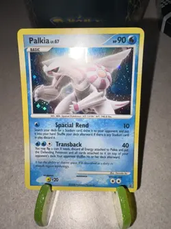 Palkia DP27 Diamond and Pearl Holo Legendary Pokemon Light To Moderate Play - Image 2