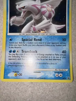 Palkia DP27 Diamond and Pearl Holo Legendary Pokemon Light To Moderate Play - Image 5