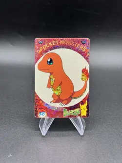 Charmander Holo Pokemon Vintage Pocket Monsters Vending Prism Sticker 345 - Image 1
