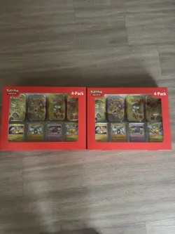 Pokemon 151 - 4 Mini Tins - Sam’s Club Exclusive New Sealed! - Image 1