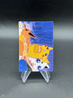 Squirtle Squad Holo Pokemon Vintage Pocket Monsters Vending Prism Sticker 348 - Image 2