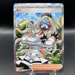 Eri 199/162 SV05: Temporal Forces (TEF) Ultra Rare Full Art Holo Pokemon TCG NM - Image 1