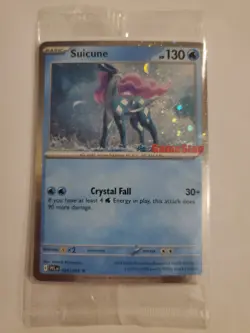 Pokemon Suicune 26/94 ME02: Phantasmal Flames Holo Gamestop Promo - Sealed - Image 3