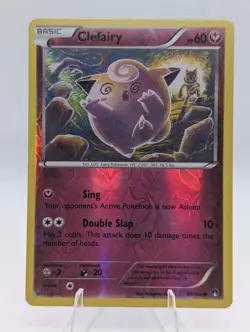 Clefairy 81/122 Breakpoint Reverse Holo MP Condition Pokemon TCG - Image 1