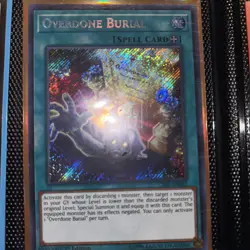 Yu-Gi-Oh! TCG Overdone Burial Circuit Break CIBR-EN063 1st Edition Secret Rare - Image 1