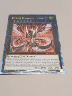 Yugioh Cyber Dragon Infinity RA04-EN068 Prismatic Collector's Rare NM - Image 1