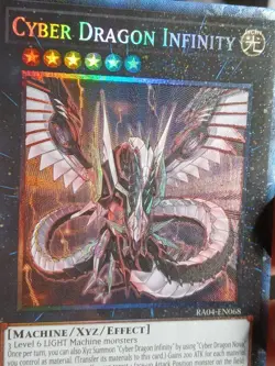 Yugioh Cyber Dragon Infinity RA04-EN068 Prismatic Collector's Rare NM - Image 3