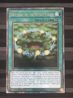 Yugioh | Opening of the Spirit Gates | MP24 | Quarter Century Rare | 1st | NM - Image 1