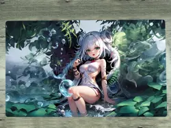 WVICM Playmat Traptrix Genlisea TCG CCG Mouse Pad Trading Card Game Mat & Bag - Image 1